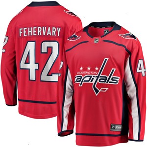 Martin Fehervary Washington Capitals Fanatics Branded Home Breakaway Player Jersey - Red