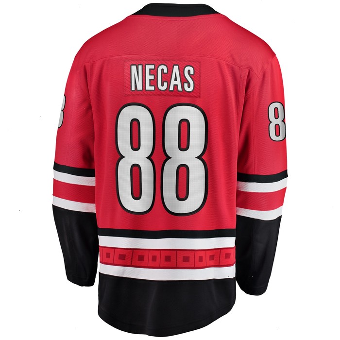 Martin Necas Carolina Hurricanes Fanatics Branded Alternate Breakaway Player Jersey - Red