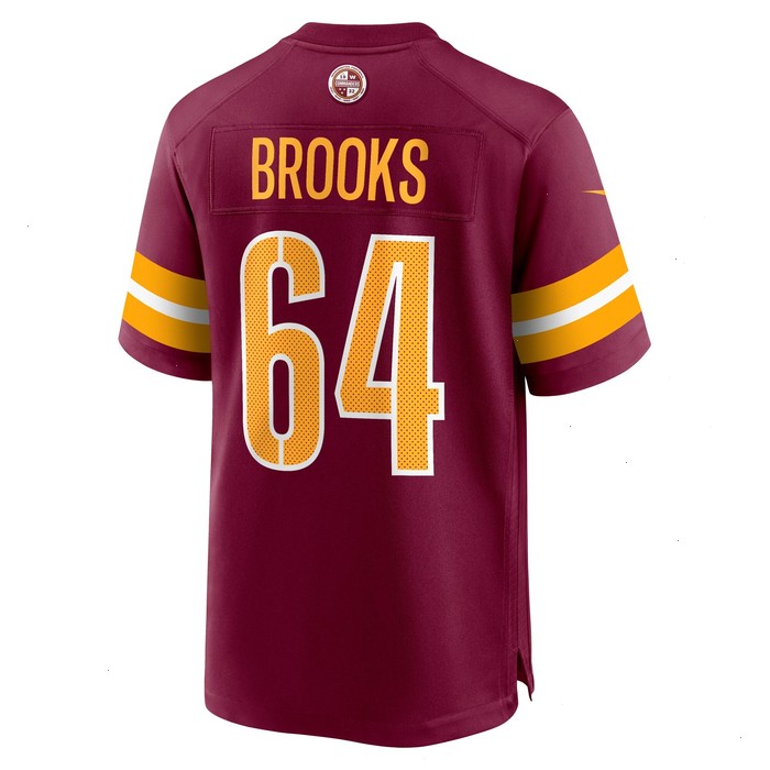 Mason Brooks Washington Commanders Nike Team Game Jersey - Burgundy