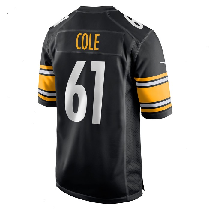 Mason Cole Pittsburgh Steelers Nike Game Player Jersey - Black