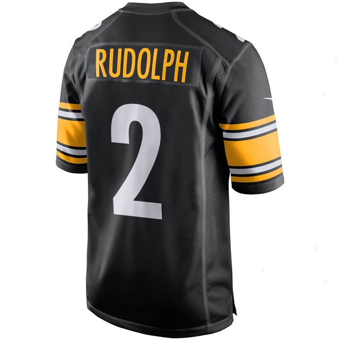 Mason Rudolph Pittsburgh Steelers Nike Game Player Jersey - Black