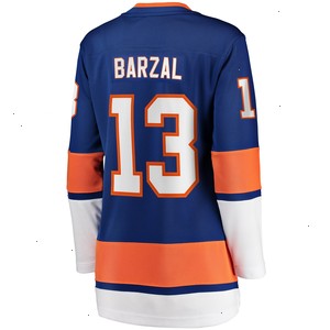 Mathew Barzal New York Islanders Fanatics Branded Women's Home Premier Breakaway Player Jersey - Royal