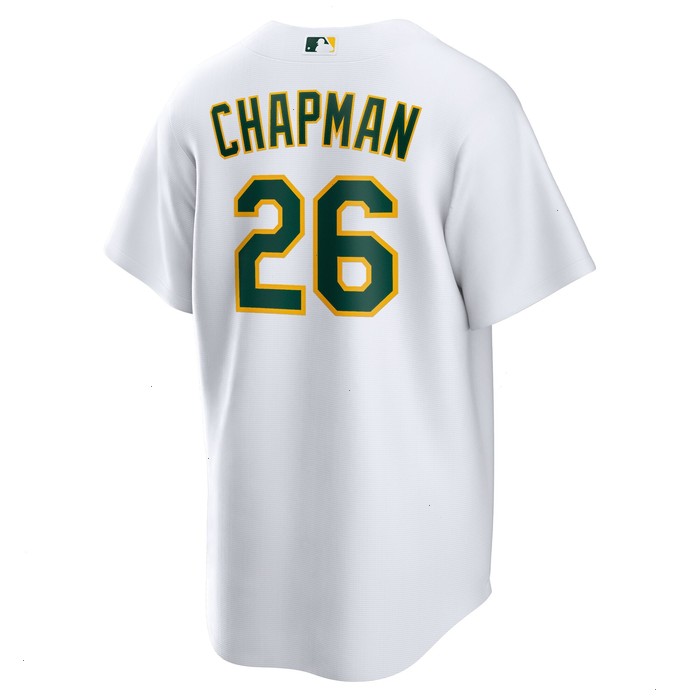 Matt Chapman Oakland Athletics Nike Home Replica Player Name Jersey - White