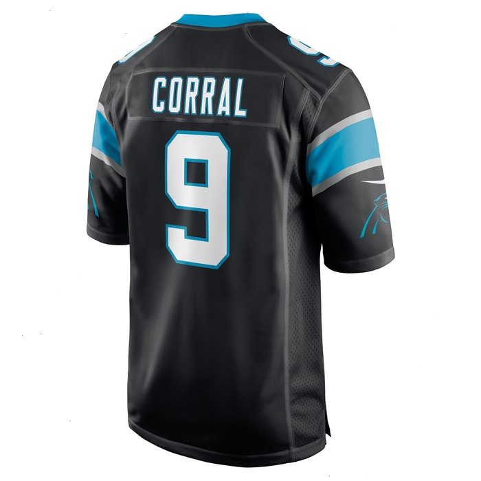 Matt Corral Carolina Panthers Nike Player Game Jersey - Black