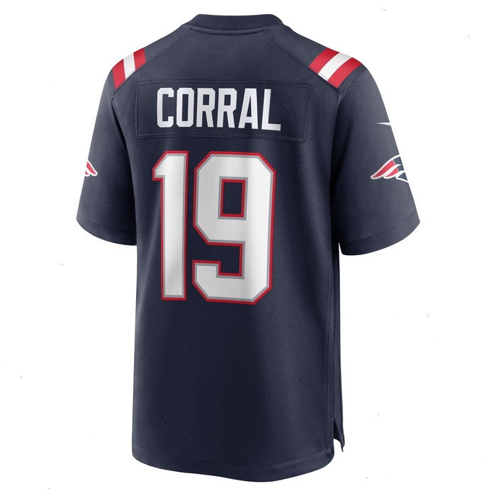 Matt Corral New England Patriots Nike Team Game Jersey - Navy