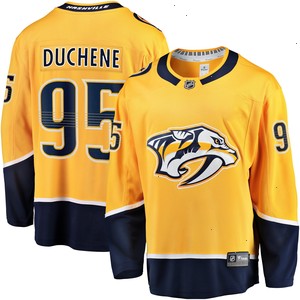 Matt Duchene Nashville Predators Fanatics Branded Home Premier Breakaway Player Jersey - Gold