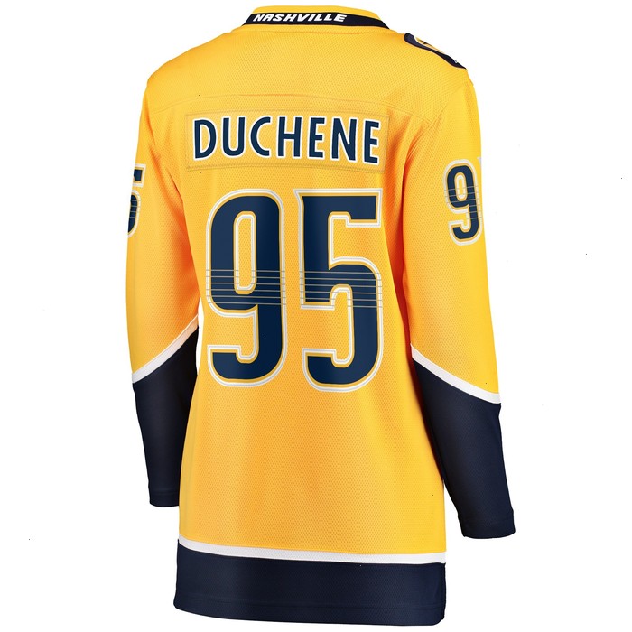 Matt Duchene Nashville Predators Fanatics Branded Women's Breakaway Player Jersey - Gold