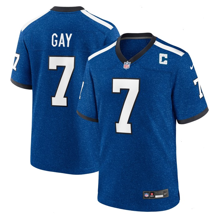 Matt Gay Indianapolis Colts Nike Indiana Nights Alternate Game Jersey - Royal