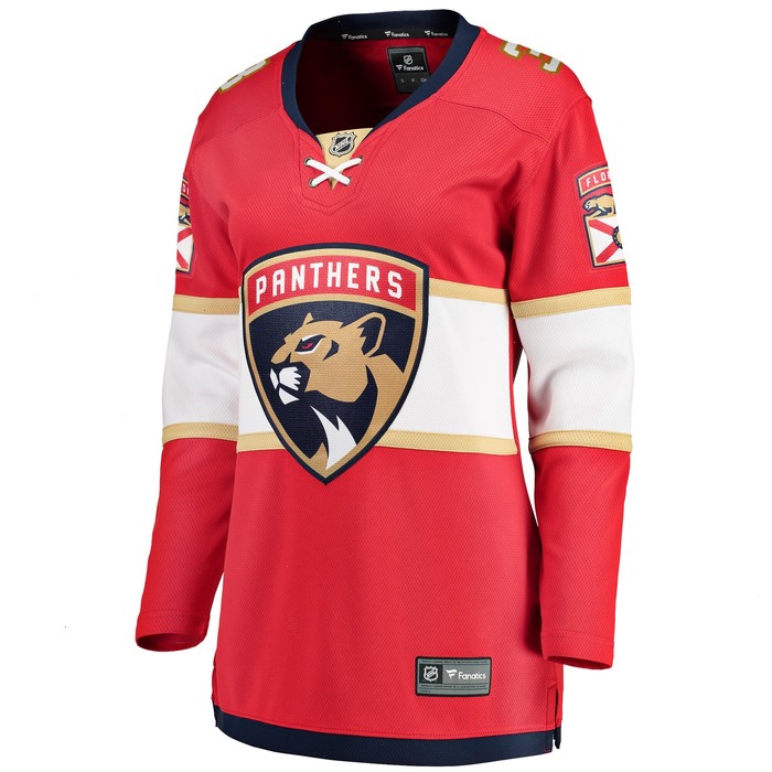 Matt Kiersted Florida Panthers Fanatics Branded Women's Home Team Breakaway Player Jersey - Red