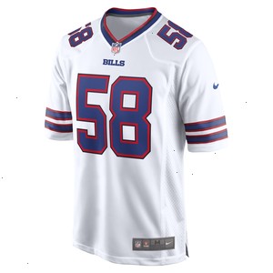 Matt Milano Buffalo Bills Nike Away Game Player Jersey - White