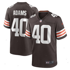 Matthew Adams Cleveland Browns Nike Team Game Jersey - Brown