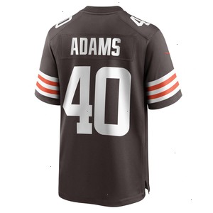 Matthew Adams Cleveland Browns Nike Team Game Jersey - Brown