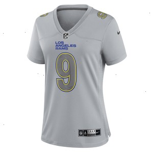 Matthew Stafford Los Angeles Rams Nike Women's Atmosphere Fashion Game Jersey - Gray