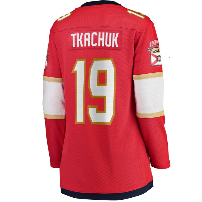 Matthew Tkachuk Florida Panthers Fanatics Branded Women's Home Breakaway Player Jersey - Red