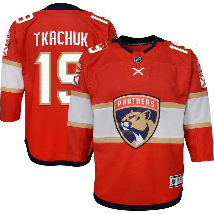 Matthew Tkachuk Florida Panthers Youth Home Premier Player Jersey - Red