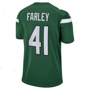 Matthias Farley New York Jets Nike Game Jersey - Gotham Green