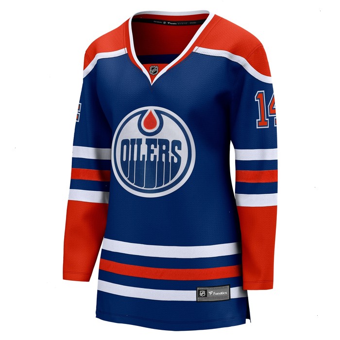 Mattias Ekholm Edmonton Oilers Women's Fanatics Branded Home Breakaway Jersey - Royal