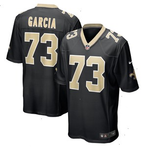 Max Garcia New Orleans Saints Nike Team Game Jersey - Black