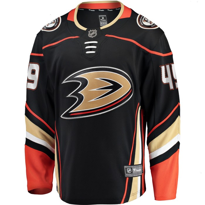 Max Jones Anaheim Ducks Fanatics Branded Breakaway Player Jersey - Black