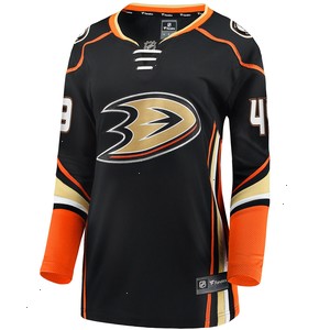 Max Jones Anaheim Ducks Fanatics Branded Women's Home Breakaway Player Jersey - Black