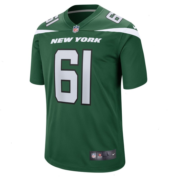 Max Mitchell New York Jets Nike Game Player Jersey - Gotham Green