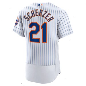 Max Scherzer New York Mets Nike Home Authentic Player Jersey - White