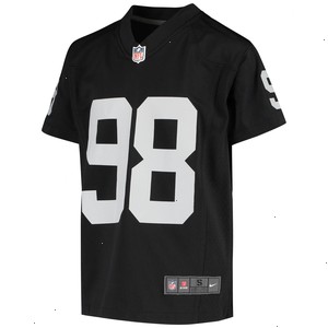 Maxx Crosby Las Vegas Raiders Nike Youth Game Jersey - Black