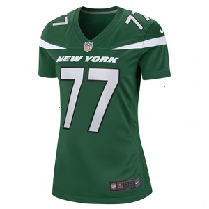 Mekhi Becton New York Jets Nike Women's Game Jersey - Gotham Green