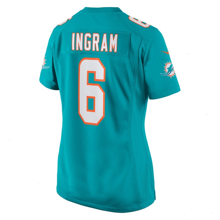 Melvin Ingram Miami Dolphins Nike Women's Home Game Player Jersey - Aqua