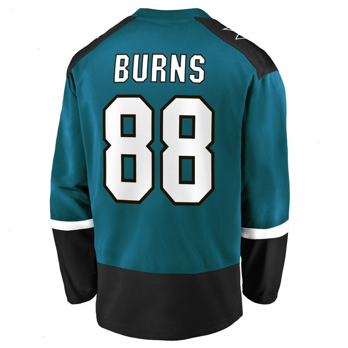 Men's Brent Burns Teal San Jose Sharks Player Jersey