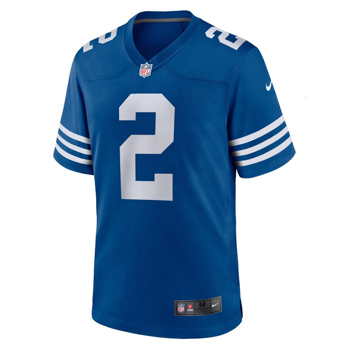 Men's Nike Carson Wentz Royal Indianapolis Colts Alternate Game Jersey