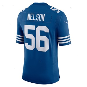 Men's Nike Quenton Nelson Royal Indianapolis Colts Alternate Vapor Limited Jersey