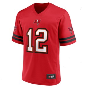 Men's Tom Brady Red Tampa Bay Buccaneers Replica Player Jersey