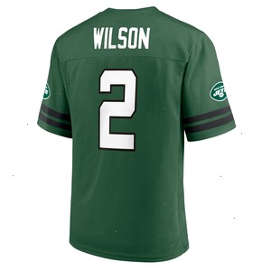 Men's Zach Wilson Green New York Jets Replica Player Jersey