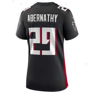 Micah Abernathy Atlanta Falcons Nike Women's Team Game Jersey - Black