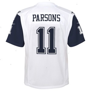 Micah Parsons Dallas Cowboys Nike Youth Alternate Game Jersey - White