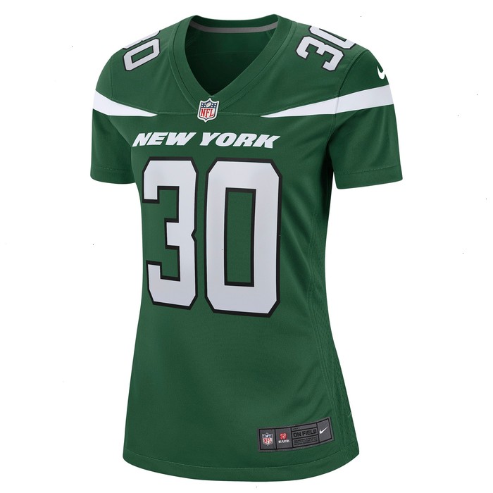 Michael Carter II New York Jets Nike Women's Game Jersey - Gotham Green