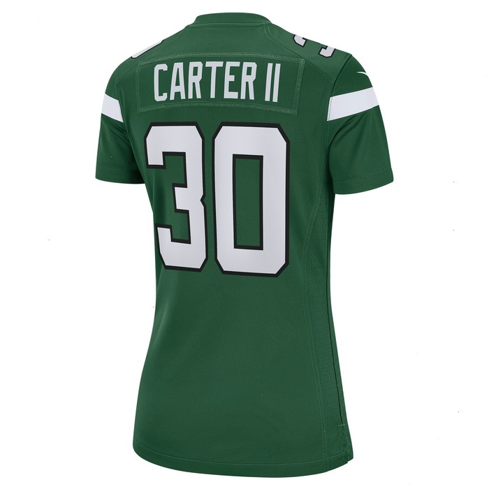 Michael Carter II New York Jets Nike Women's Game Jersey - Gotham Green