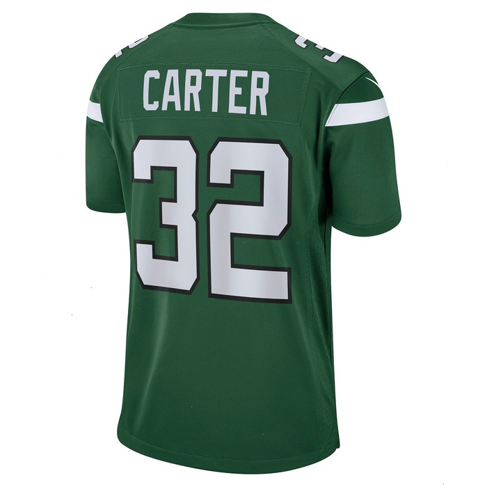 Michael Carter New York Jets Nike Game Jersey - Gotham Green