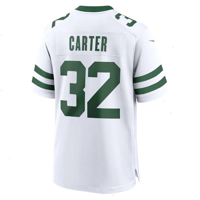 Michael Carter New York Jets Nike Legacy Player Game Jersey - White