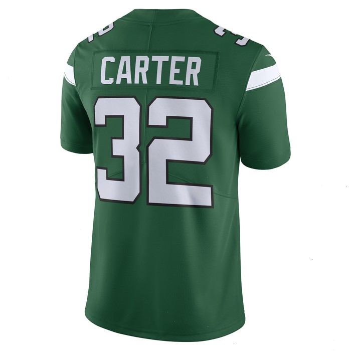 Michael Carter New York Jets Nike Vapor F.U.S.E. Limited Jersey - Green