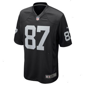 Michael Mayer Las Vegas Raiders Nike 2023 NFL Draft Pick Game Jersey - Black