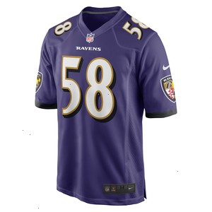 Michael Pierce Baltimore Ravens Nike Player Game Jersey - Purple