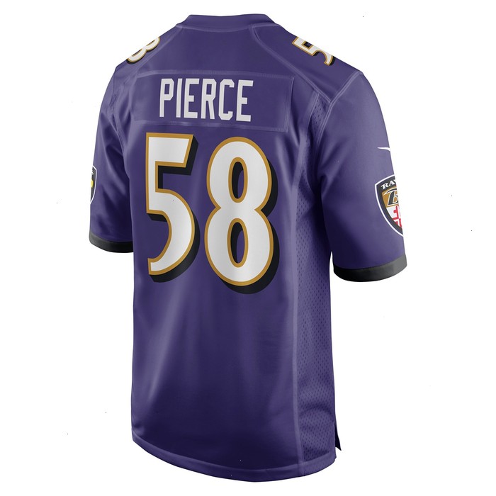 Michael Pierce Baltimore Ravens Nike Player Game Jersey - Purple