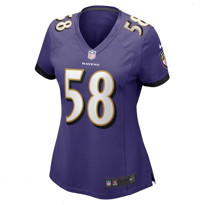 Michael Pierce Baltimore Ravens Nike Women's Game Jersey - Purple