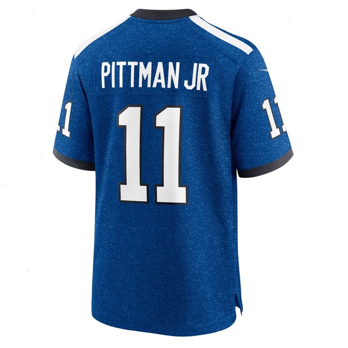 Michael Pittman Jr. Indianapolis Colts Nike Indiana Nights Alternate Game Jersey - Royal