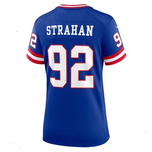 Michael Strahan New York Giants Nike Women's Classic Retired Player Game Jersey - Royal