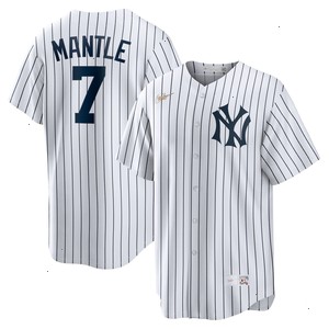 Mickey Mantle New York Yankees Nike Home Cooperstown Collection Player Jersey - White