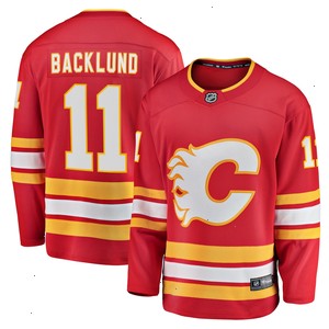 Mikael Backlund Calgary Flames Fanatics Branded Home Breakaway Player Jersey - Red