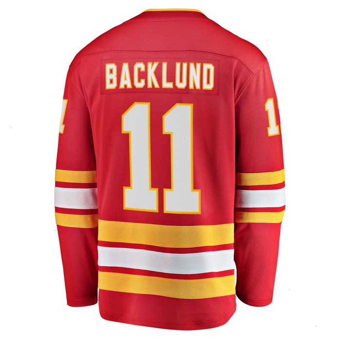 Mikael Backlund Calgary Flames Fanatics Branded Home Breakaway Player Jersey - Red